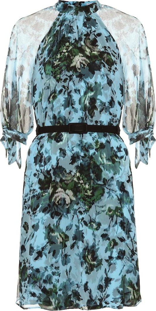Erdem Melodie silk voile dress