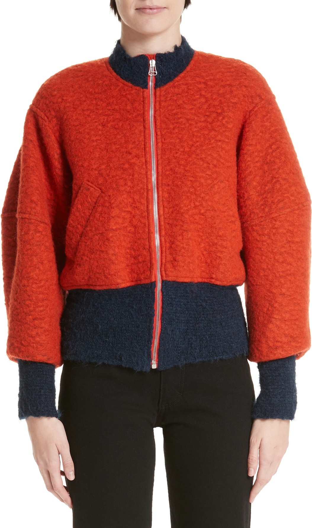 Eckhaus Latta Colorblock Bomber Jacket
