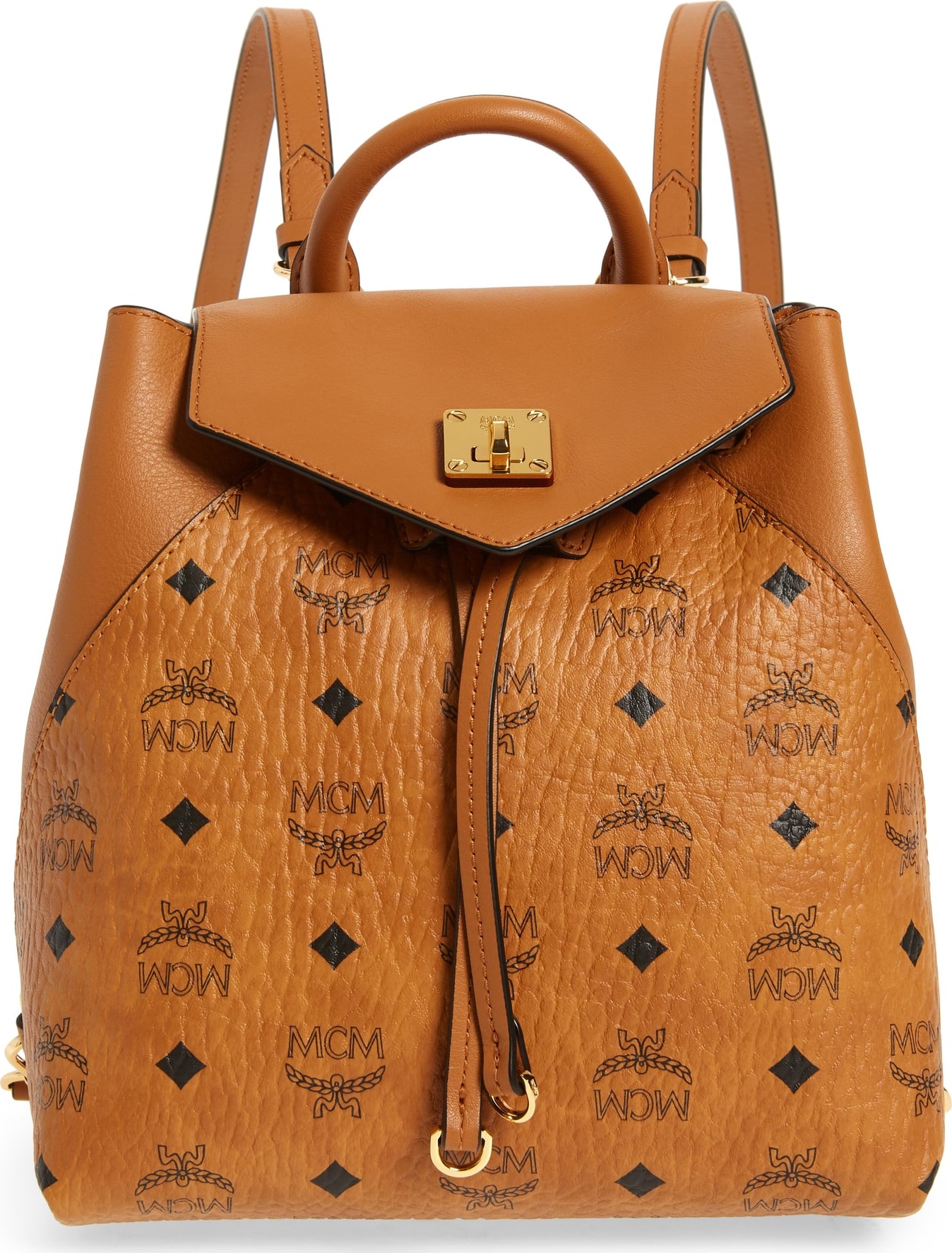 MCM Essential Visetos Original Small Backpack