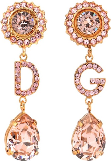 Dolce & Gabbana DG pendant clip-on earrings