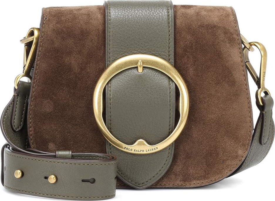 Polo Ralph Lauren Leather and suede shoulder bag