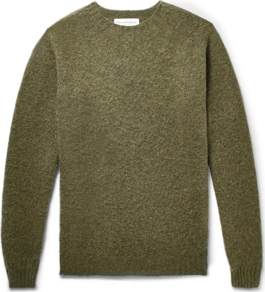 Officine Générale Shetland Wool Sweater