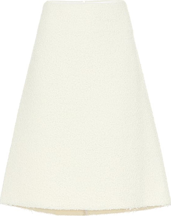 Bottega Veneta Wool and silk-blend skirt