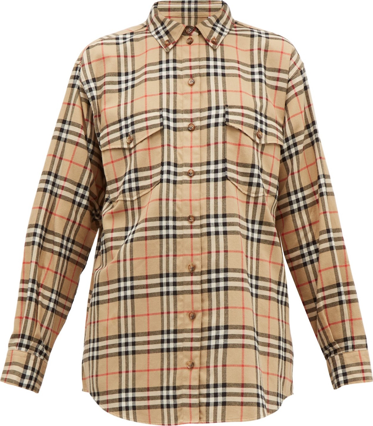 Burberry London England Turnstone House-check brushed-cotton shirt