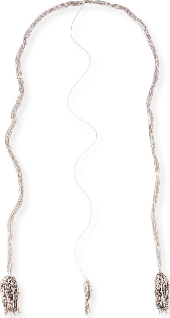 Brunello Cucinelli Monili Tassel Lariat Necklace