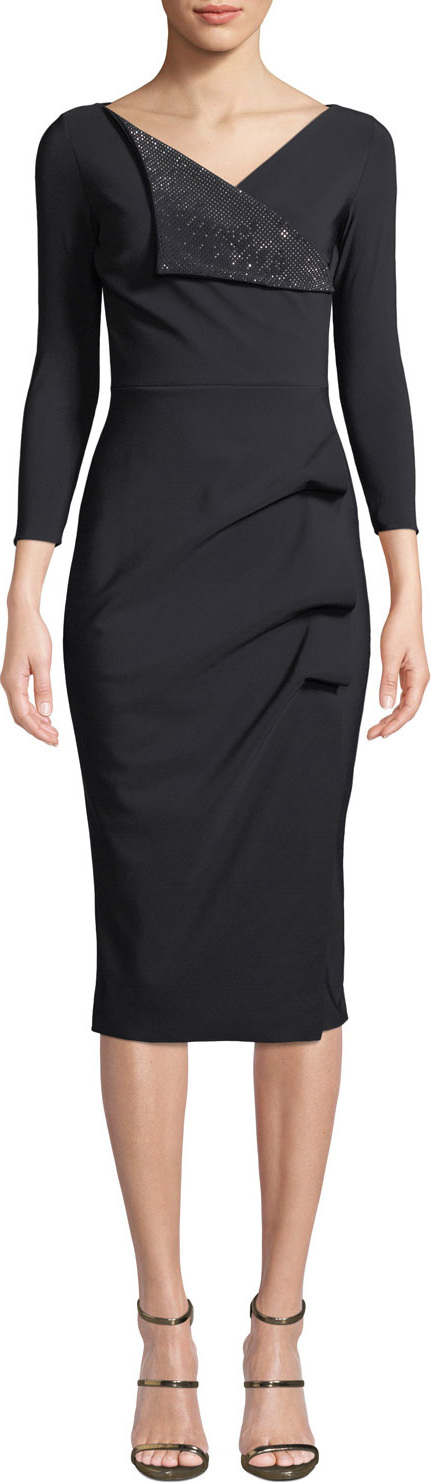 La Petite Robe di Chiara Boni Nelida Asymmetric-Ruched Dress