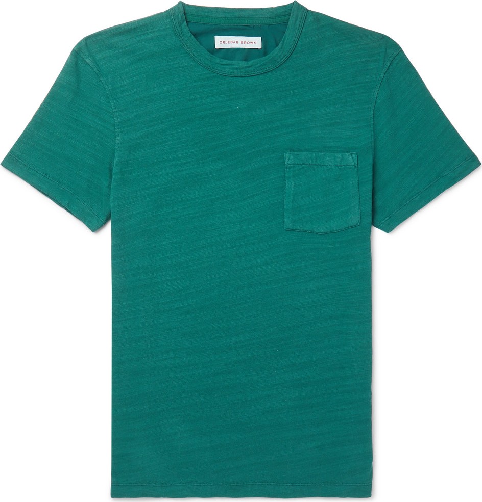 Orlebar Brown Sammy II Garment-Dyed Slub Cotton-Jersey T-Shirt Orlebar Brown Sammy II Garment-Dyed Slub Cotton-Jersey T-Shirt