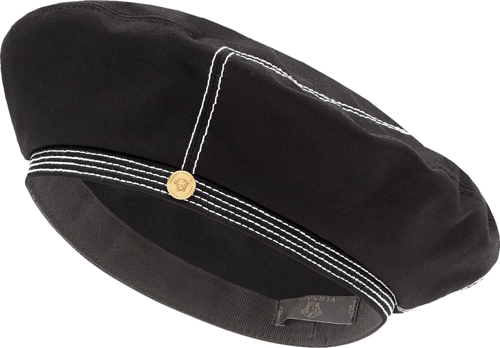 Versace First Line Classic Logo Beret
