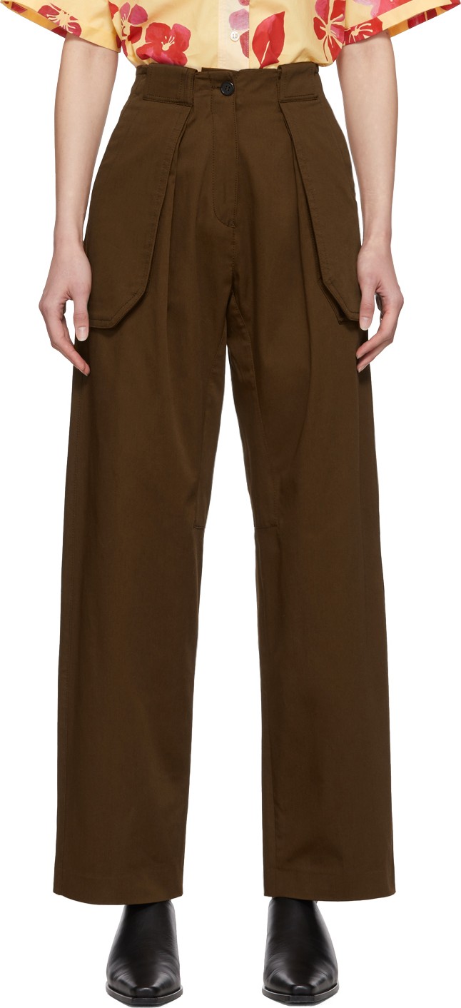 Wales Bonner Tan Jose Trousers