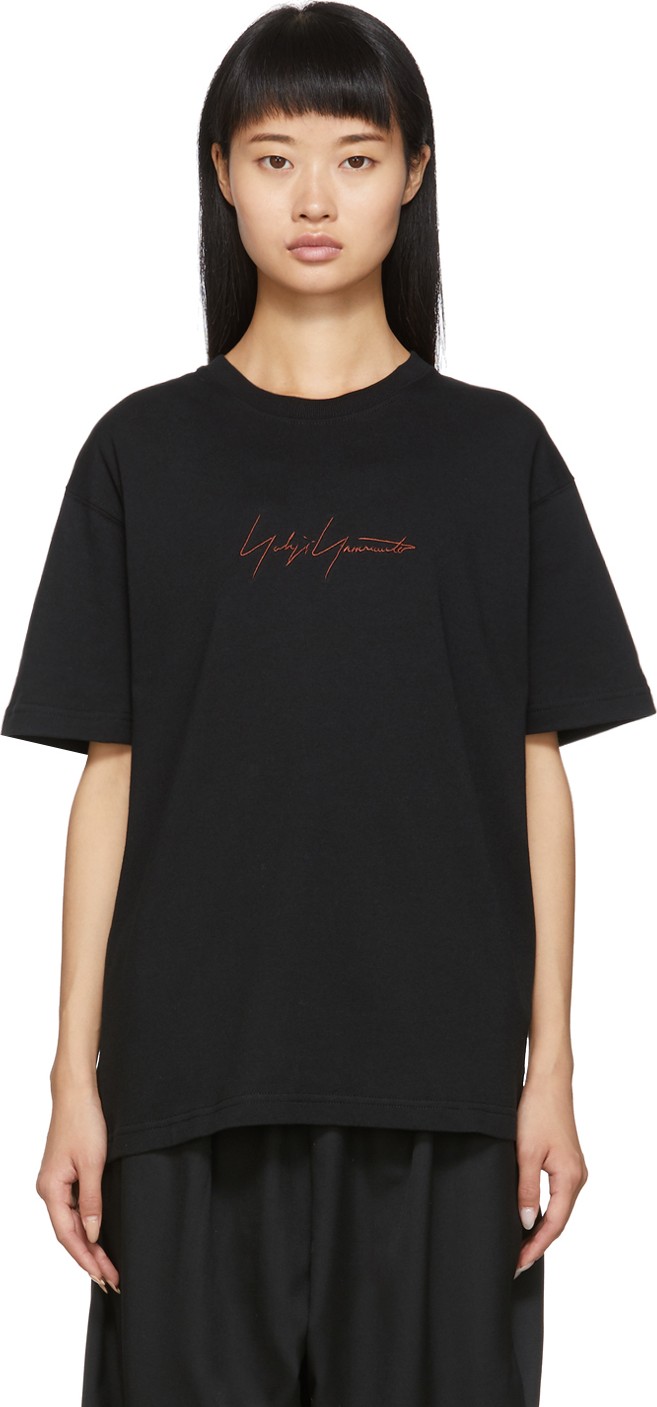 Yohji Yamamoto Black New Era Edition Short Sleeve T-Shirt