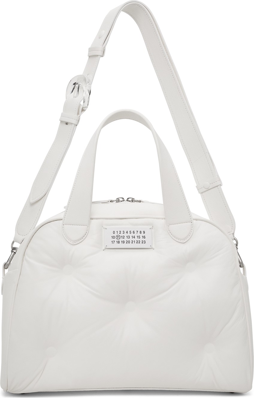 Maison Margiela White Glam Slam Top Handle Bag