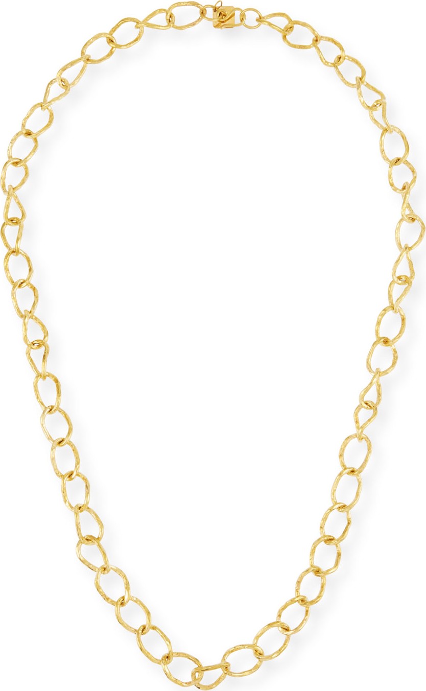 Ashley Pittman Lightly Hammered Necklace  36L