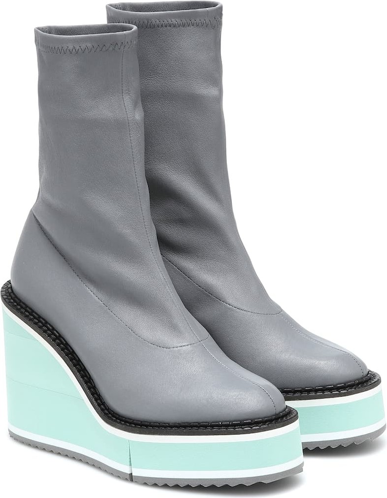 Robert Clergerie Bliss leather platform boots