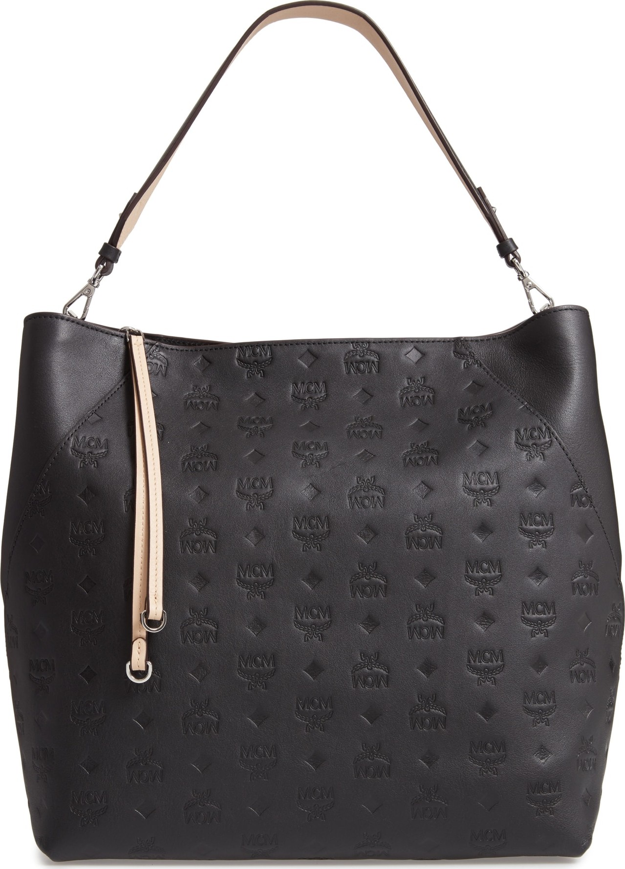 MCM Large Klara Monogram Leather Hobo MCM Large Klara Monogram Leather Hobo