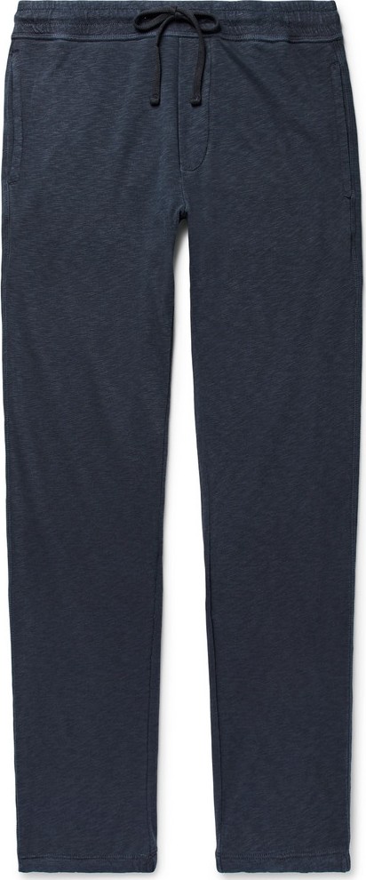James Perse Mélange Loopback Cotton-Jersey Sweatpants