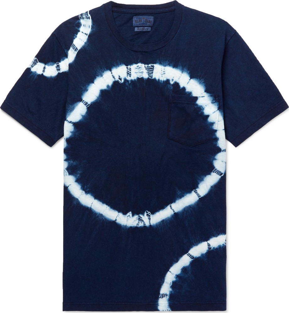 Blue Blue Japan Tie-Dyed Cotton-Jersey T-Shirt