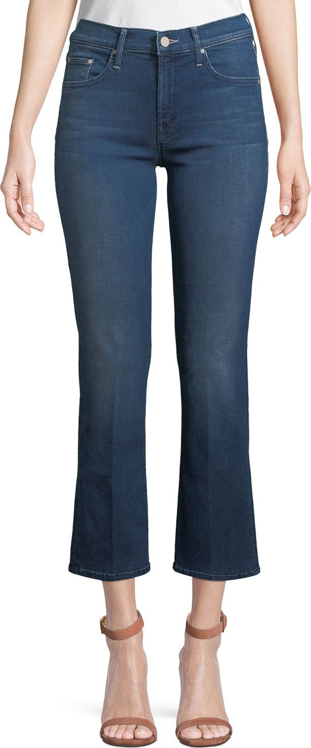 MOTHER The Outsider Cropped Flare-Leg Jeans