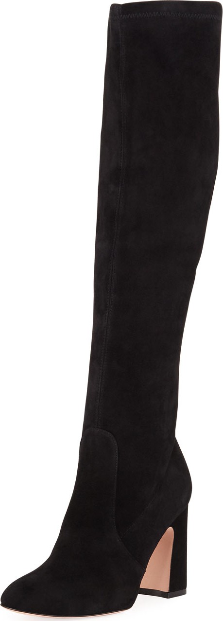 Stuart Weitzman Milla Over-The-Knee Suede Boots