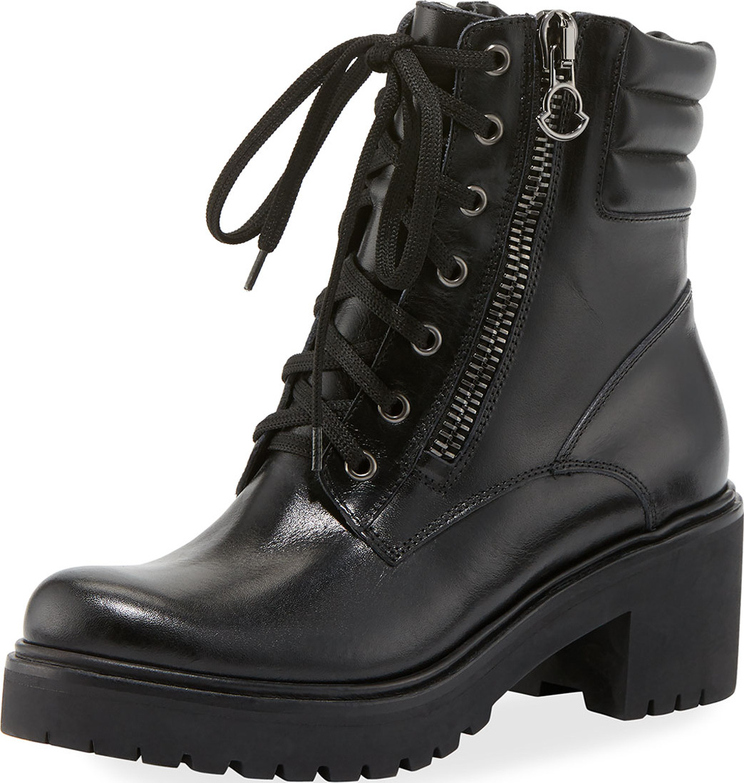 Moncler MM Viviane Scarpa Leather Hiker Boots Moncler MM Viviane Scarpa Leather Hiker Boots