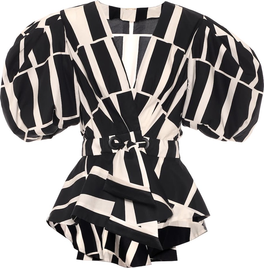 Johanna Ortiz Mastermind cotton and silk top