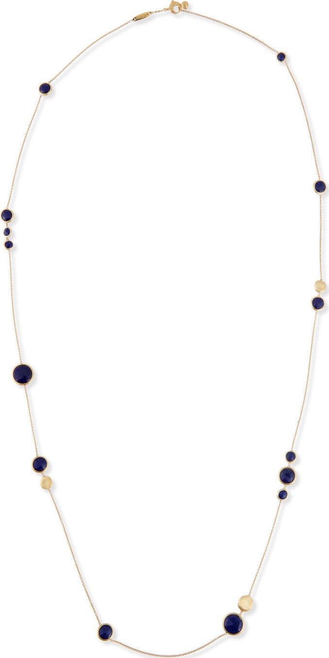 Marco Bicego Jaipur Lapis Layered Necklace, 36"