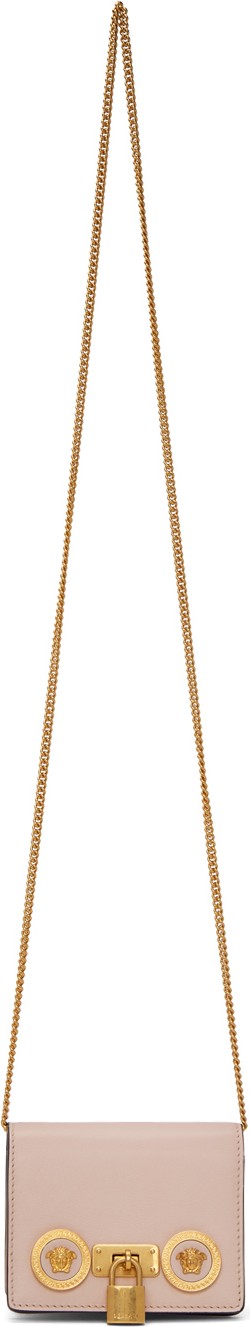 Versace Pink Mini Icon Shoulder Bag