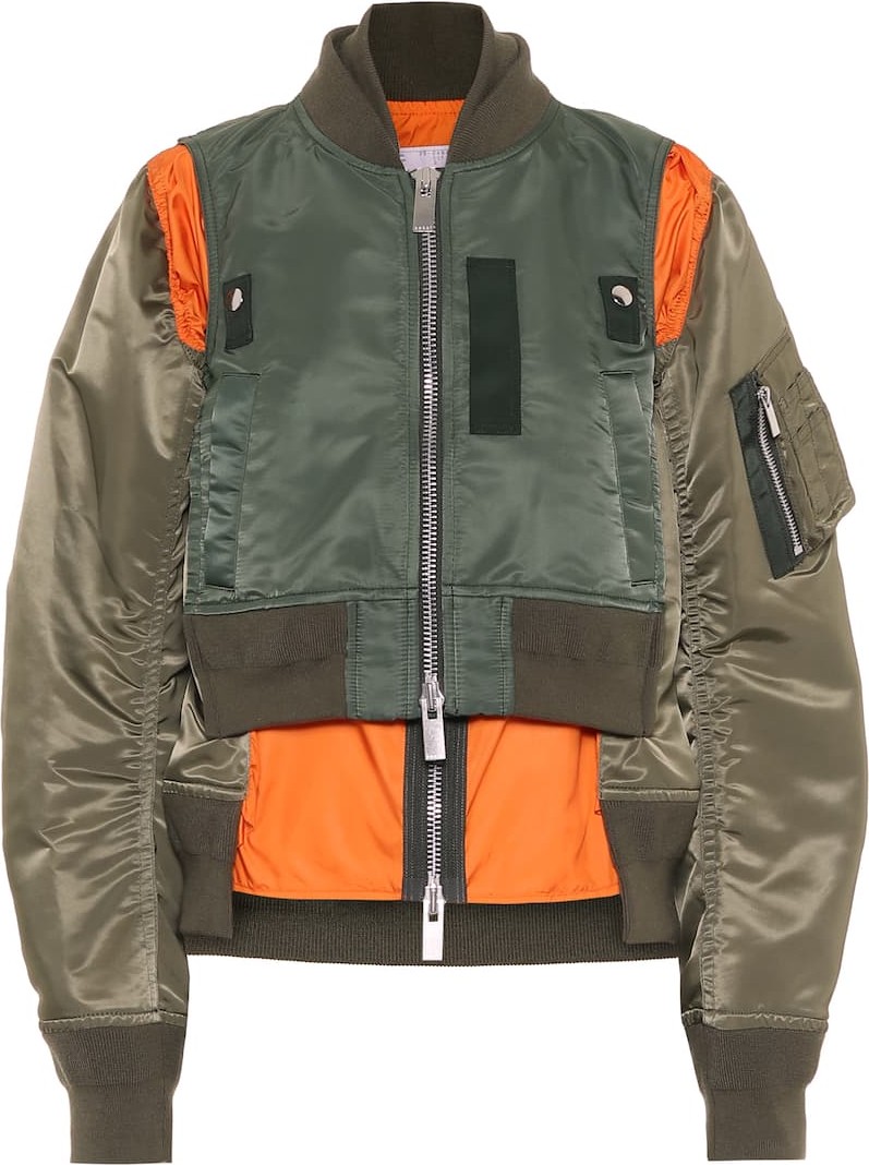 Sacai Nylon bomber jacket
