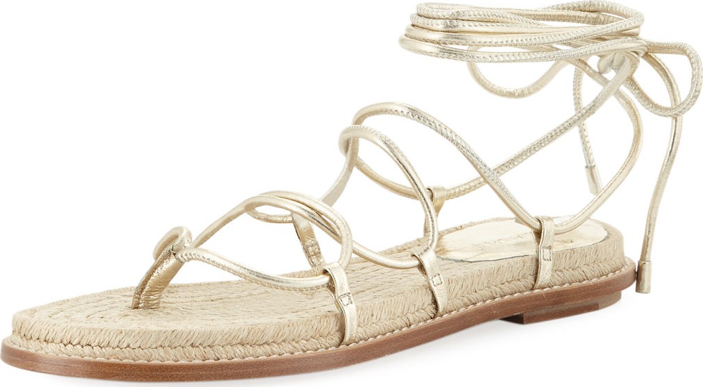 Paul Andrew Wrap It Up Flat Sandals