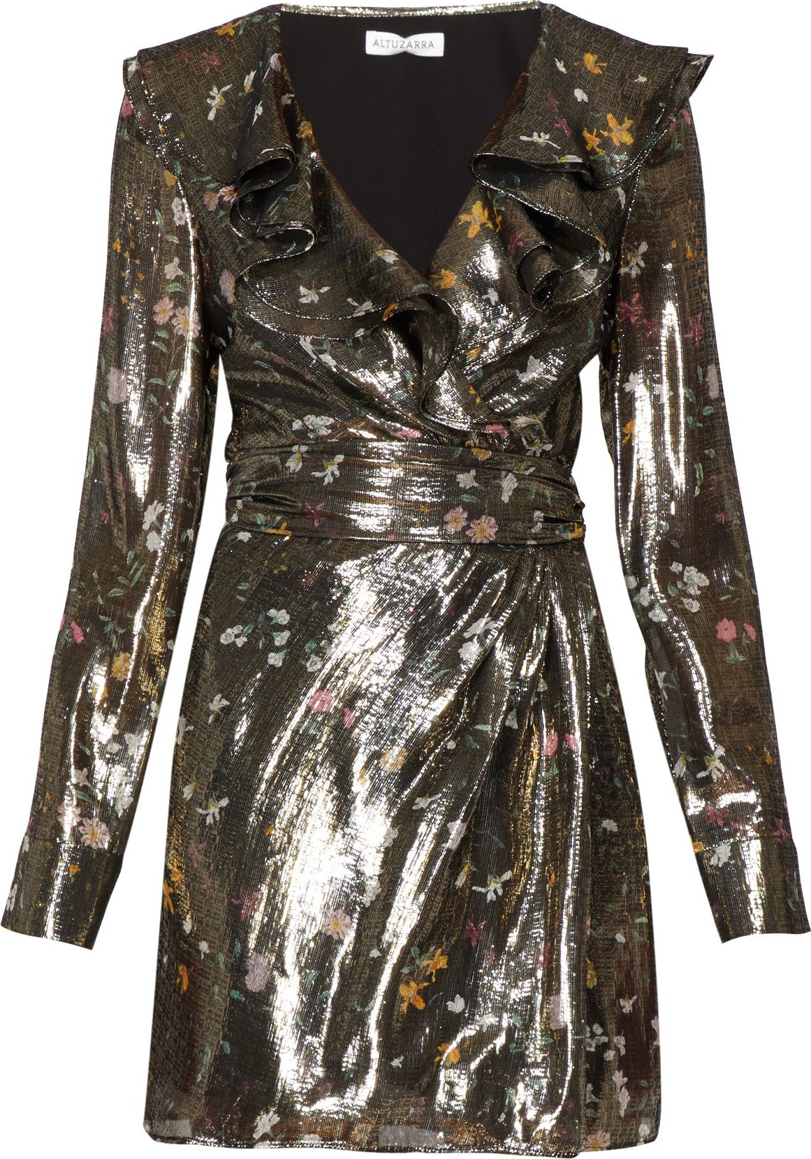 Altuzarra Lennox ruffled floral-print mini dress