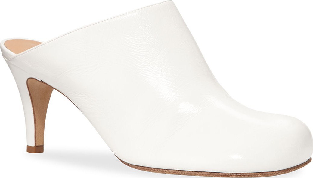 Bottega Veneta Square-Toe Wave Slide Mules