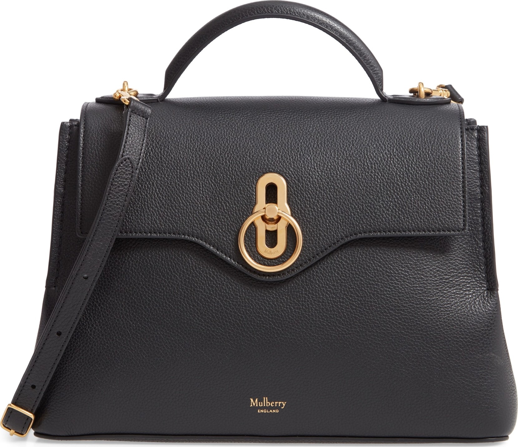 Mulberry Small Seaton Leather Top Handle Satchel