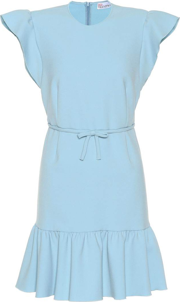 RED Valentino Tie-waist flounce dress