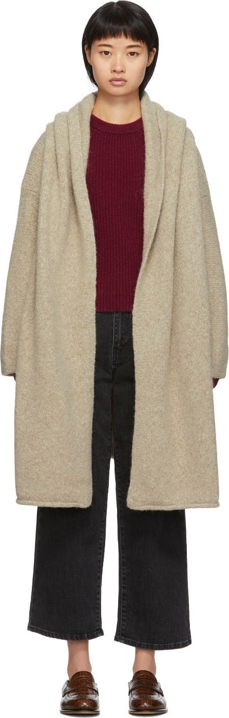 Lauren Manoogian Beige Capote Cardigan