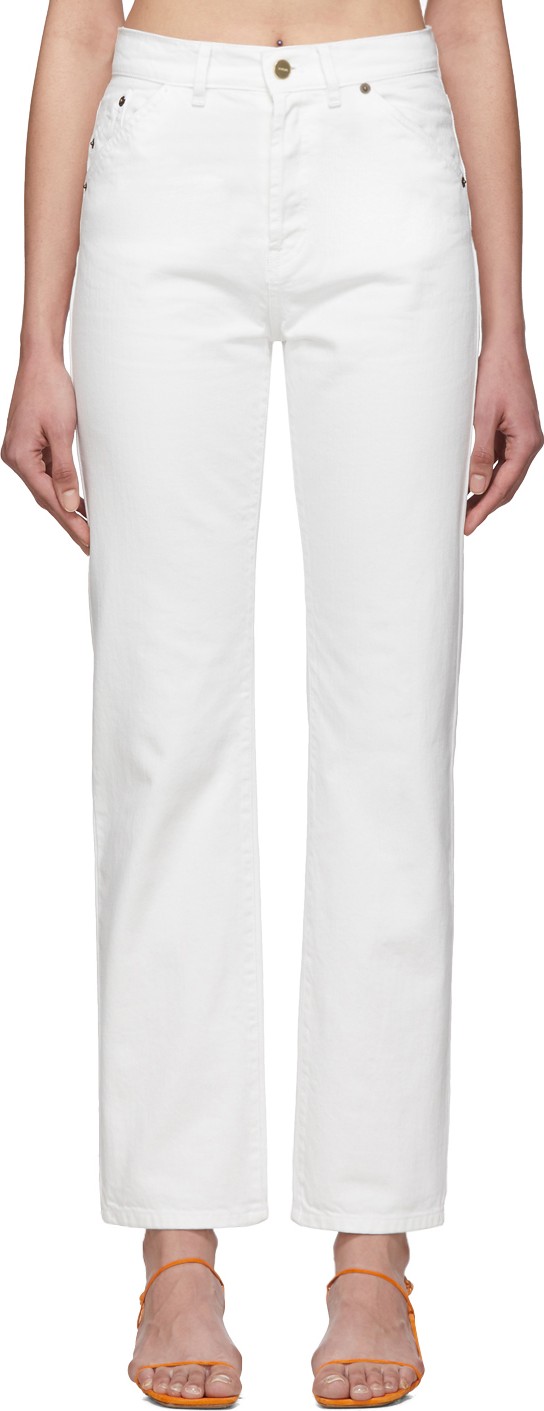 Jacquemus White 'Le Jean' Jeans