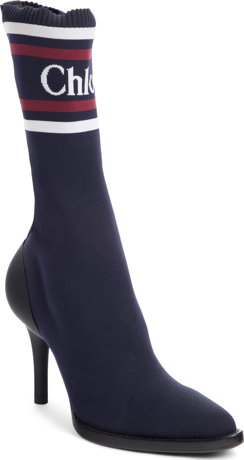 Chloe Tracy Logo Sock Boot