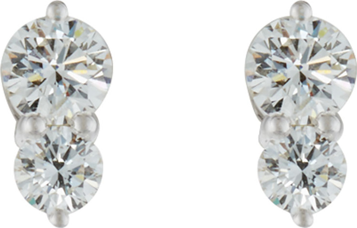 Memoire Diamond Duo Stud Earrings