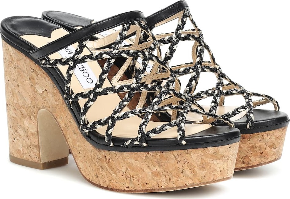 Jimmy Choo Dalina 100 plateau sandals