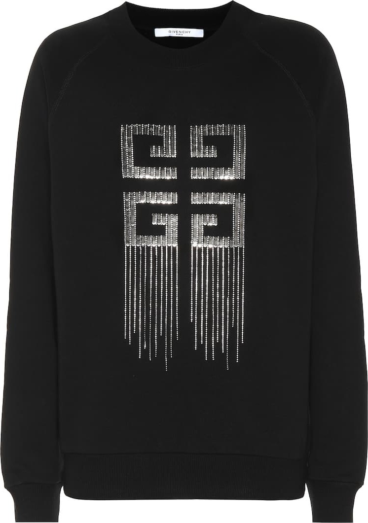 Givenchy Embellished cotton sweatshirt