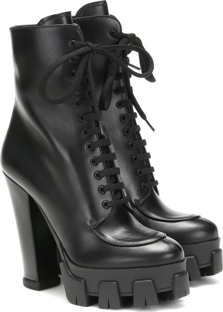 Prada Leather ankle boots