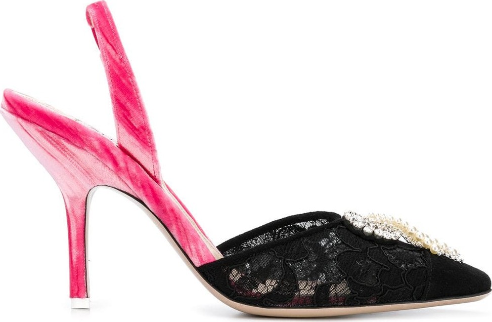 Attico embellished pointed pumps