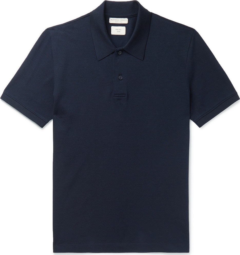 Bottega Veneta Cotton-Piqué Polo Shirt