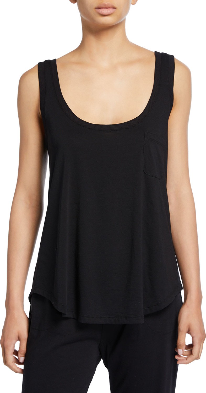 SKIN Orfelia Scoop-Neck Jersey Tank Top