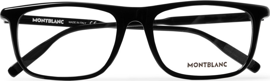 Montblanc Rectangle-Frame Acetate Optical Glasses