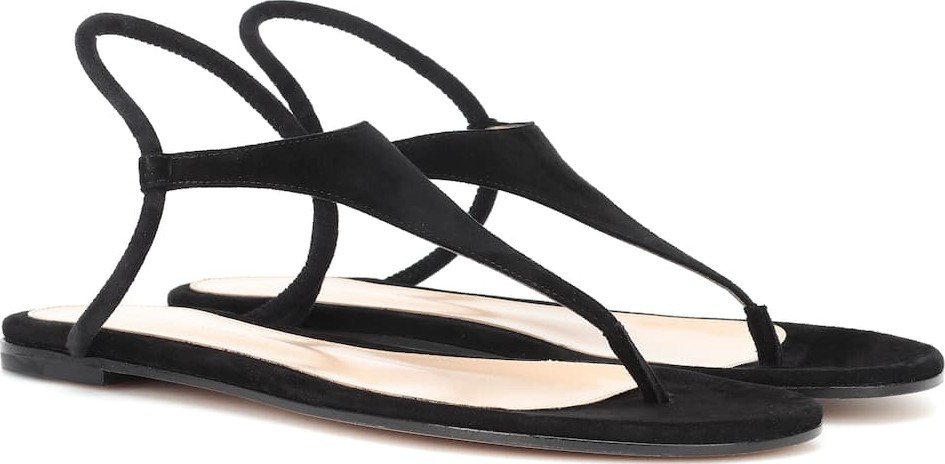 Gianvito Rossi Anya suede sandals