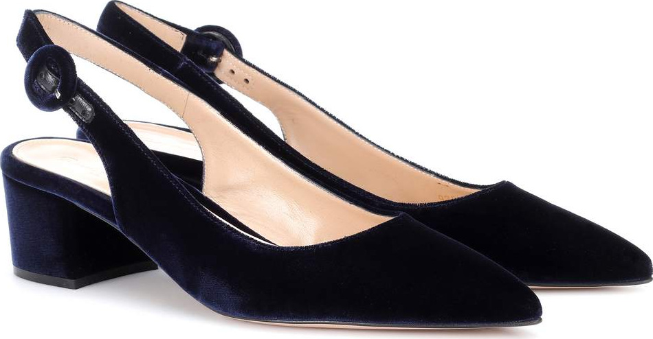 Gianvito Rossi Exclusive to mytheresa.com – Amee velvet slingback pumps