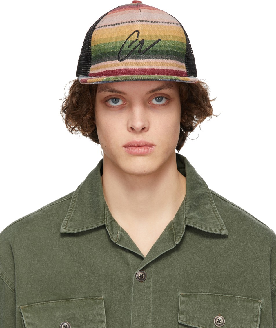 Greg Lauren Multicolor Serape Cap