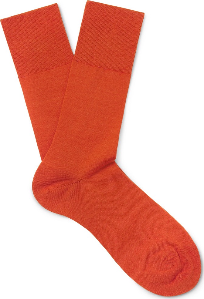 Falke Airport Stretch Virgin Wool-Blend Socks