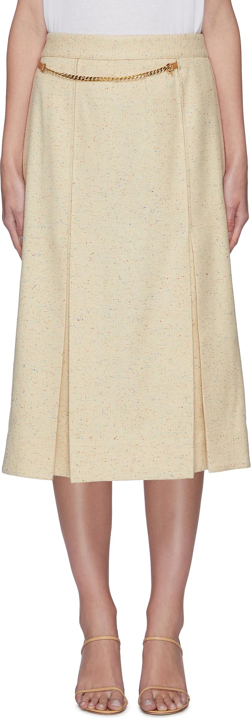 Victoria Beckham Chain belt 70's skirt