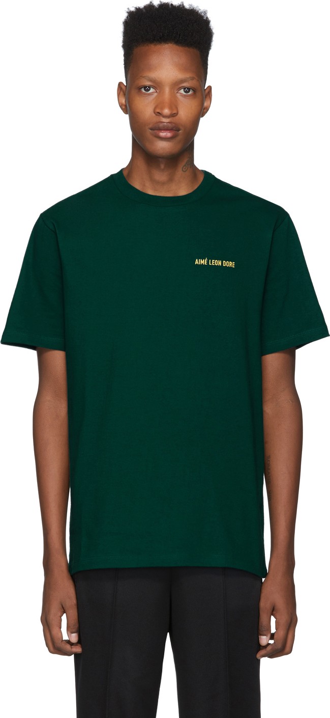 Aimé Leon Dore Green Logo T-Shirt
