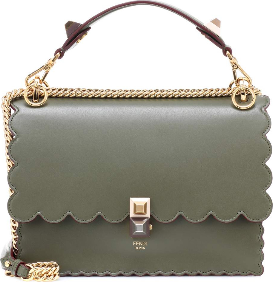 Fendi Kan I leather shoulder bag